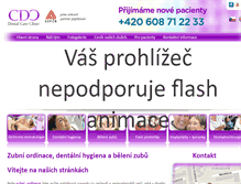 Tablet Screenshot of dcclinic.cz